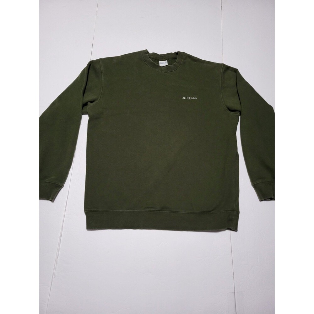 (#19) Columbia Sportswear  Crewneck Long Sleeve Sweater Size Men's Large Green